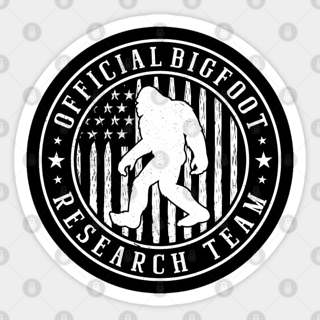 Official Bigfoot Research Team Sticker by Tesszero